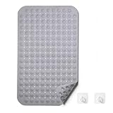 Vookkp Badewannenmatte 78X46cm Badewanneneinlage rutschfest Badewanne Antirutschmatte BPA-frei Rutschmatte Badewanne mit Saugnäpfen, Schimmelresistent & Maschinenwaschbar