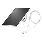 GALAYOU Solarpanel für Überwachungskamera Aussen Akku,WLAN IP Kamera Outdoor,360° verstellbare Halterung,Typ C Schnittstelle, Wetterfes