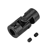 10mm Kardangelenk Wellenkupplung Motoranschluss DIY Lenkung Universalgelenk mit Nut Kreuzgelenk 10 × 20 × 45mm