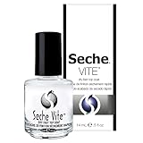 Seche Fast Top Coat Clear - transparenter Klarlack, Nagellack schnelltrocknend - als Überlack oder Nageltrockner für Nagellack, Maniküre zu Hause, langanhaltend & pflegend, 14ml