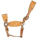 Yardwe Pferdehalfter und Führstrick, verstellbares Sicherheits-Pferdehalfter, Reittrainingsgerät für Ausritte, Ranchreiten, Turniere oder Rennen