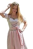 ENTARI Dirndl Set Trachtenkleid 3tlg. Damen Midi Dirndl Golden Trachten (48, 502Grau)