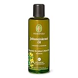 PRIMAVERA Pflegeöl Johanniskrautöl bio 100 ml – naturreine Pflanzenkraft – Glasflasche – Aromaöl, Körperöl, Naturkosmetik – lindernd, wärmend, regenerierend – vegan