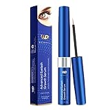 Wewell Wimpernserum, Wimpernserum ohne Hormone, Lash Serum, Wimpernserum hormonfrei, natürliches Wimpernserum für schnelleres Wimpernwachstum, vollere und längere Wimpern, 3 ML