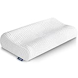 LAMB Höheneinstellbares Memory Foam Kissen Kopfkissen, Ergonomisches Nackenstützkissen Seitenschläferkissen für Rücken & Bauchschläfer, Nackenkissen Antischnarch-Kissen mit Bezug