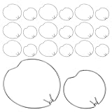 DOITOOL 20 Stück Metall Federklammern für Einbaustrahler Mr11 Mr16 Sichere Halteklammern für Deckenleuchten Bruchfeste Lampenhalterungen für LED und Halogen Einfach zu Reinigen