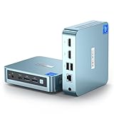 PELADN WI-6 Mini PC,Intel 12. Generation Alder Lake-N100 (bis zu 3,4 GHz),16 GB DDR4 RAM,512GB M.2 PCIe SSD, Desktop-Computer mit Unterstützung für USB3.2, WiFi5, BT4.2 und Win 11 Pro.