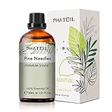 PHATOIL Kiefernadelöl 30ml, Ätherisches Öl Kiefernadel Reine Naturrein, Ätherische Öle für Diffuser Aromatherapie, Duftöle Tannennadeln für Luftbefeuchter, Kerzen, Duftlampe