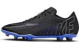 Nike Herren Vapor 15 Club Fg/Mg Fussballschuh, Black/Chrome-Hyper R, 40 EU