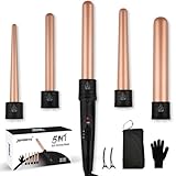 5 in 1 Lockenstab Set - janelove 10-32mm Keramik Lockenstab...