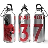 Partisan United Bottle Mainoo 2-Deckel, Aluminium, 600 ml, silber