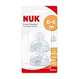 NUK First Choice+ Anti-Colic-Trinksauger Silikon,...