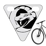 Fahrrad Reflektoren Für Nachtfahrten | Warnschild Für Radfahrer,Dekoratives Dreieckschild Für Familienausflüge Erwachsene Mountainbiking Pendler Kinder Stadtfahrten