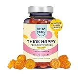 Gummibärchen für Emotionales Gleichgewicht, Komplex mit Safran + Zitronenmelisse + Kamille und Vitamin B6, 60 Gummies, Vegan, Be So Happy®