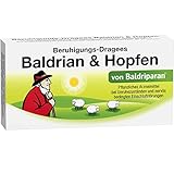 Baldriparan Beruhigungs-Dragees Baldrian & Hopfen – Pflanzliches Arzneimittel zur Beruhigung – mit Baldrianwurzel- und Hopfenzapfenextrakt – 60 Dragees