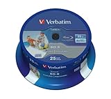 VERBATIM BD-R SL Datalife Blu-ray Rohlinge 25 GB I...