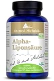 Alpha-Liponsäure Dr. med. Michalzik - 180 vegane Kapseln - je Kapsel 200 mg Alpha-Liponsäure - KEIN Siliziumdioxid - KEIN Magnesiumstearat - ohne Zusatzstoffe - von BIOTIKON®