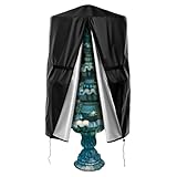 Brunnenabdeckung für den Außenbereich – winddichte Isolierhülle mit Kordelzug, Anti-Rückfluss-Abdeckungen für den Außenbereich | mühelose Haltbarkeit das ganze Jahr über für die Überwinterung im