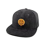 Hand und Feuer Snapback Cap Liquid Smiley Grün Cord One Size