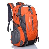 YUZDNM 40L Damen Rucksack - Rucksack Herren, Leichter Wanderrucksack, Multifunktionaler, Wasserabweisender, Lässiger Camping-Trekkingrucksack Für Radreisen, Klettern, Bergsteiger, Outdoor-Sport(A)