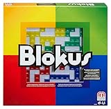 Mattel Games Blokus Spiel, Brettspiel für die Familie, Strategiespiel, für 2-4 Spieler, Gesellschaftsspiel, ab 7 Jahren, BJV44