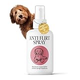 Sensipharm Anti Flirt Spray für Hunde - Schützt läufige Hündinnen vor Rüden, Reduziert Läufigkeitsprobleme beim Hund - 100 ml Sprühflasche - Einfache Anwendung