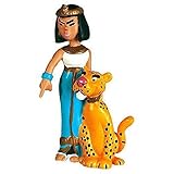 Plastoy SAS 60513 - Kleopatra mit Leopard, 7, Weiß