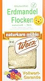 Werz Erdmandel-Flocken glutenfrei 2er Pack (2 x 250 g Packung) - Bio