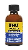 UHU EMAILLE Flasche, Infokarte