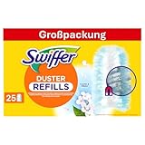 Swiffer Staubmagnet 5x5 Nachfülltücher, Mit Dem Duft Von Febreze, Fängt Und Schließt 3-mal Mehr Staub Und Haare Ein Als Herkömmliche Staubwedel