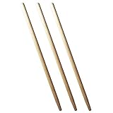 AGROHIT Werkzeugstiel, 3X Holzstiel, Gerätestiel aus Holz, Besenstiel-Set, Stiel für Besen oder Gartengeräte, Bequemer & Stabiler Besenstiel für Garten oder Zuhause, 3 Stück, Ø 2,8 cm, Länge 140 cm