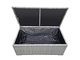 Bello Giardino | Gartenbox, Auflagenbox - Gartenhäuser & Aufbewahrung Gartenbox Wasserdicht - GRAU Gartentruhe Wetterfest Outdoor Kissenbox - Outdoor Box Gartentruhe Wasserdicht - Kissenbox