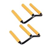 2PCS Plattenträger mit Tragegriff (zwei-Komponenten Griff für sicheren Halt, Paarweise) Board Lifter Eisen Gipskartonplatten Gripper Panel Carrier Plattengreifer für Handlich Transport