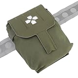 IFAK Micro Trauma Tasche, Micro-Erste-Hilfe-Set, Medizinische Tasche, Praktisches Zubehör für Outdoor-Sportarten und Jagd(Green)