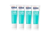 Junior KAREX Zahnpasta - 4 x 65 ml – Kariesschutz für Kinder ab 6 Jahren mit BioHAP – für die speziellen Bedürfnisse des Wechselgebisses von Kindern – repariert kleine Defekte am Zahnschmelz
