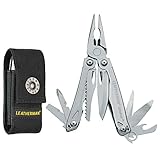 Leatherman Sidekick – Mini Multi-Tool mit 14 praktischen Werkzeugen – Multifunktionstool für den Outdoor- und Camping-Bereich – Edelstahl, Holster in Schwarz