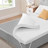 Matratzen Topper 140x200cm, 6 cm Höhe Matratzentopper, Öko-TEX® Zertifiziert, aus Zwei Härtegrade H2&H3 Gel Memory Foam, Abnehmbaren und Waschbaren Bezug, Geeignet für Boxspringbett, Schlafsofas