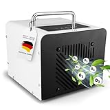 Ozongenerator, 40.000 mg/h Ozonleistung – Ozongerät Luftreiniger & Geruchsentferner für Auto, Wohnbereich, Küche, Keller, Gewerbe und mehr – Effizienter Raumluftdesinfektor für Frische & Reinheit