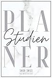 Studienplaner 2021/2022: Studentenkalender, Uniplaner, Semesterplaner von März 2021 bis April 2022 • 1 Woche 2 Seiten • Vorlesungsplan für SS und WS, Platz für Zensuren, Prüfungen und Notizen