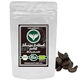 Azafran BIO Schwarzer Knoblauch fermentiert & geschält, Knoblauchzehen schwarz (fermented black garlic) aus Spanien 100g