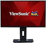 Viewsonic VG2448 60,5 cm (24 Zoll) Büro Monitor (Full-HD, IPS-Panel, HDMI, DP, USB 3.0 Hub, Höhenverstellbar, Lautsprecher, Eye-Care, 4 Jahre Austauschservice) Schwarz