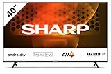 SHARP 40FH6EA Full HD Frameless Android TV 101cm (40 Zoll),...