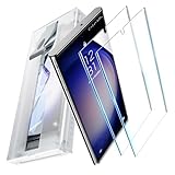 UniqueMe Folie für Samsung Galaxy S22 Ultra/S23 Ultra Schutzfolie, 2 Stück 7H Samsung S22 Ultra/S23 Ultra Displayschutz,[Fingerabdruck-ID Unterstützen][3D-Vollabdeckung],Blasenfreie Installation