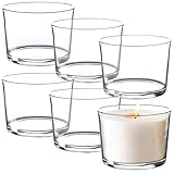 Konzept 11-6er Set Kerzengläser 150ml, Kerzen Gläser leer zum Gießen – ideal für Duftkerzen, Wachsgießen und individuelle Kerzenkreationen