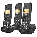 Gigaset Pure 220 Trio - 3 Schnurlose DECT-Telefone - mit...