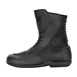 Fastway FTS-1 WP Motorradschuhe, CE Zertifiziert, Wasserdichte Motorradstiefel, Atmungsaktive Motorradschuhe, Schalthebelverstärkung & Fersenreflektor, Reißverschluss mit Klettabdeckung, Größe 45