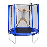 vinnyooc 183cm/6ft Trampolin Gartentrampolin Kindertrampolin Trampolin Indoor Outdoor 100kg Fitness Trampoline Mit Sicherheitszaun Für Ganzkörpertraining