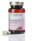 Dr. Oldhaver Himbeer Keton (60 Kapseln), Laktosefrei & Glutenfrei, Frei von Farbstoffen, Premium Qualität, Mit Vitamin C für den Energiestoffwechsel