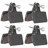 4 Sets Fahrrad Bremsbeläge Fahrrad Scheibenbremse, Resin Semi-Metallic Bremsklötze Fahrrad Scheibenbremsbeläge, Fahrradbremsen Beläge für Shimano B01S B03S B05S MT200 MT400 MT500 Bremsbelag