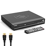 Region Free DVD Player HDMI für Fernseher | Mini DVD Player für TV | DVD-CD Spieler | DVD-Player für Fernseher mit HDMI | DVD Spieler | HDMI Kabel, RCA & Fernsteuerung Inklusive | OAKCASTLE DVD100